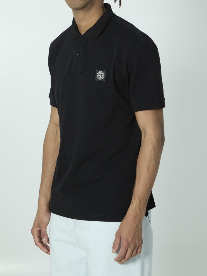 Stone Island Cotton pique polo shirt