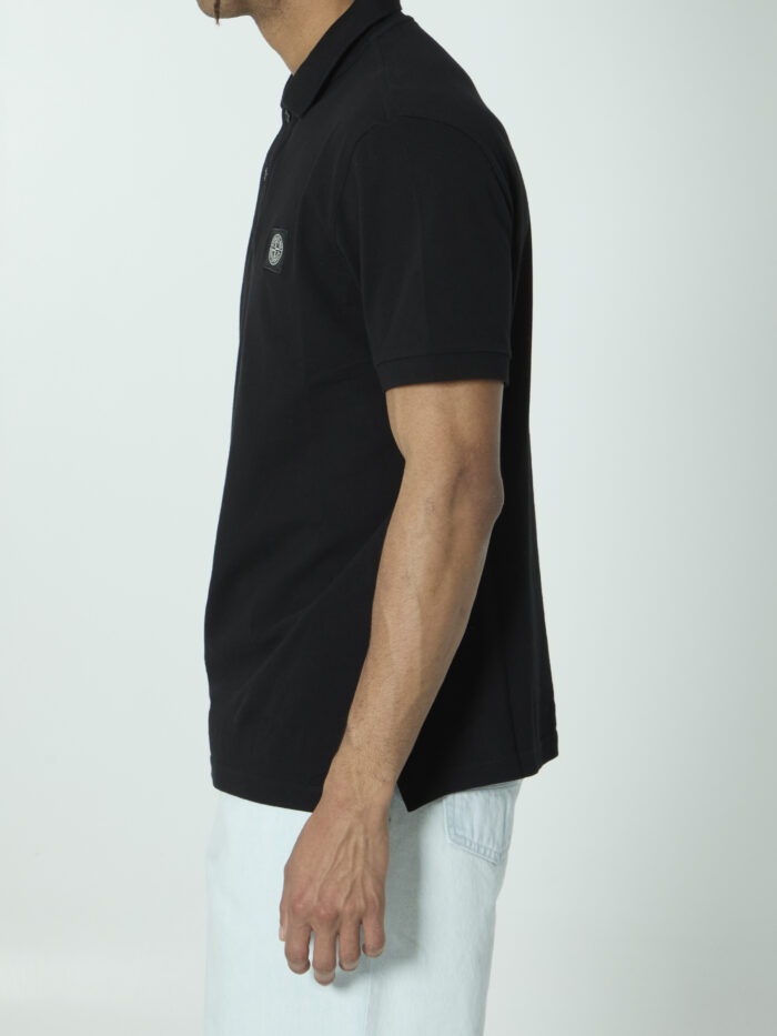 Stone Island Cotton pique polo shirt
