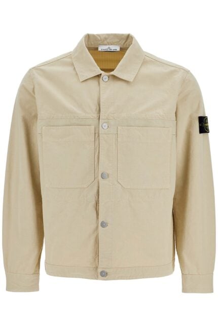 STONE ISLAND Cotton Ripstop Overshirt