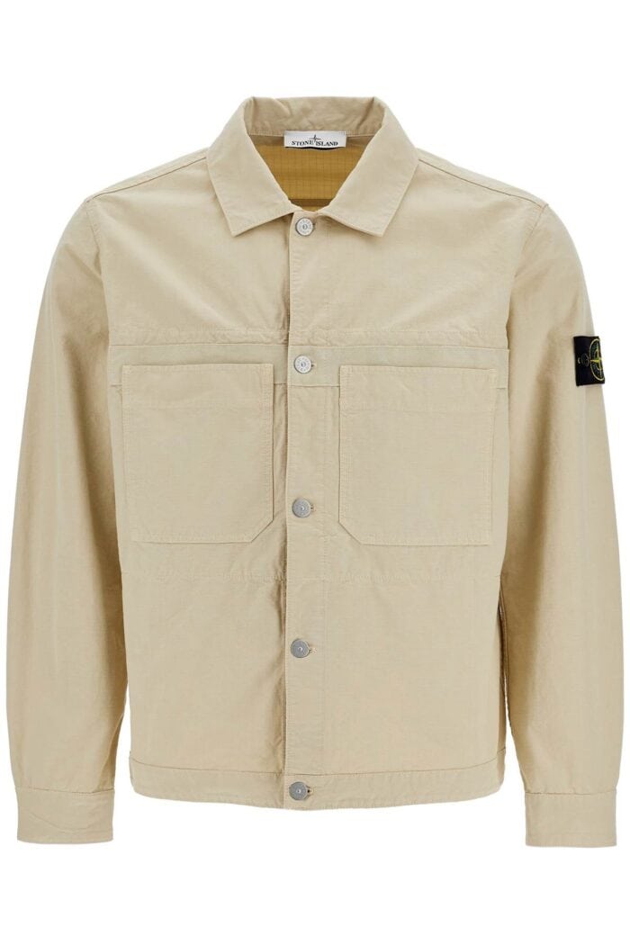 STONE ISLAND Cotton Ripstop Overshirt