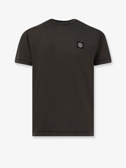 Stone Island Cotton T-shirt With Logo Patch