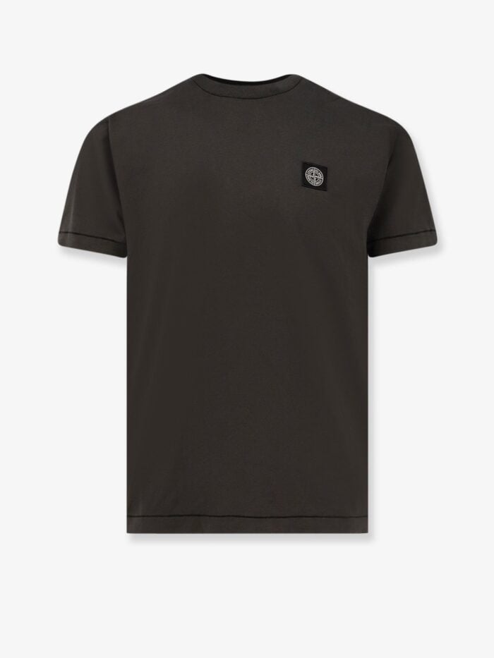 Stone Island Cotton T-shirt With Logo Patch