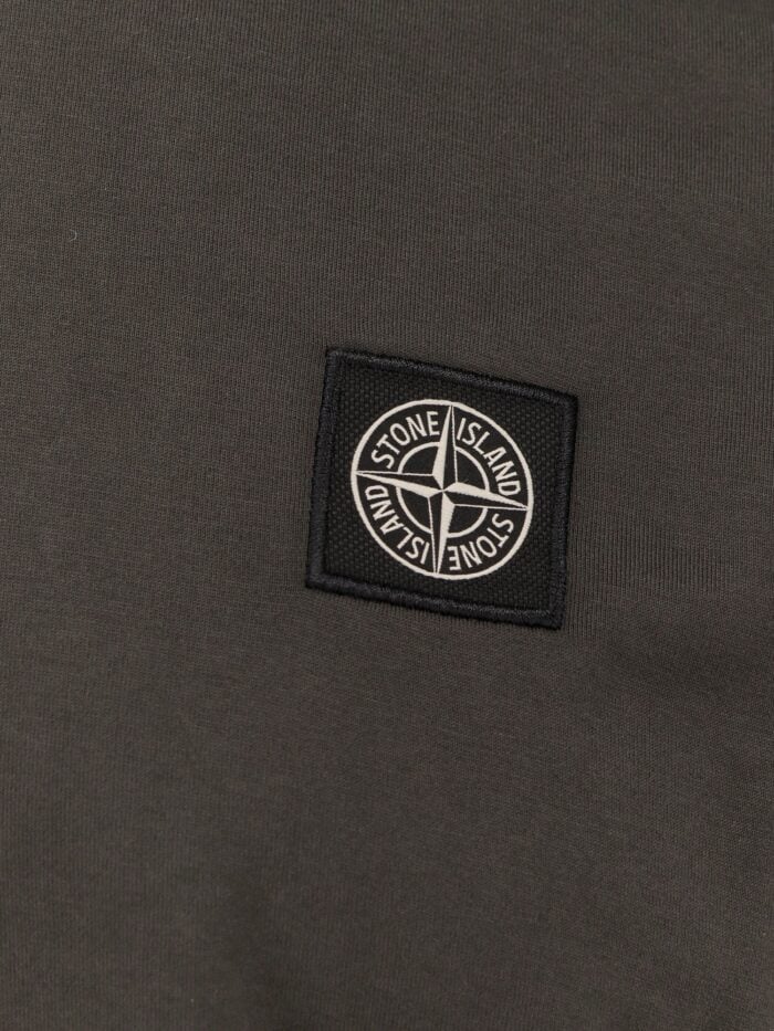 Stone Island Cotton T-shirt With Logo Patch
