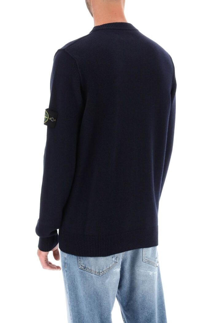 Stone Island Crew-neck Sweater In Wool