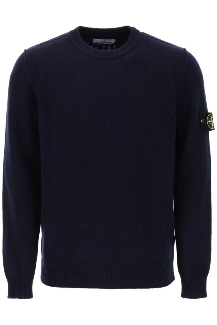 Stone Island Crew-neck Sweater In Wool