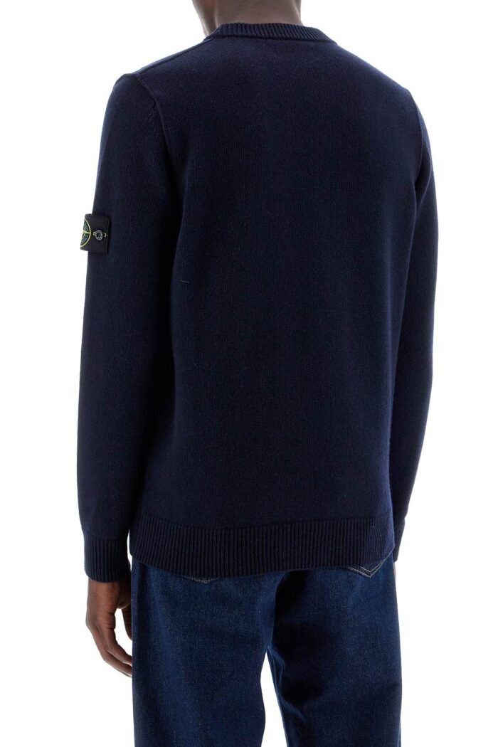 STONE ISLAND Crewneck Wool Blend Pullover