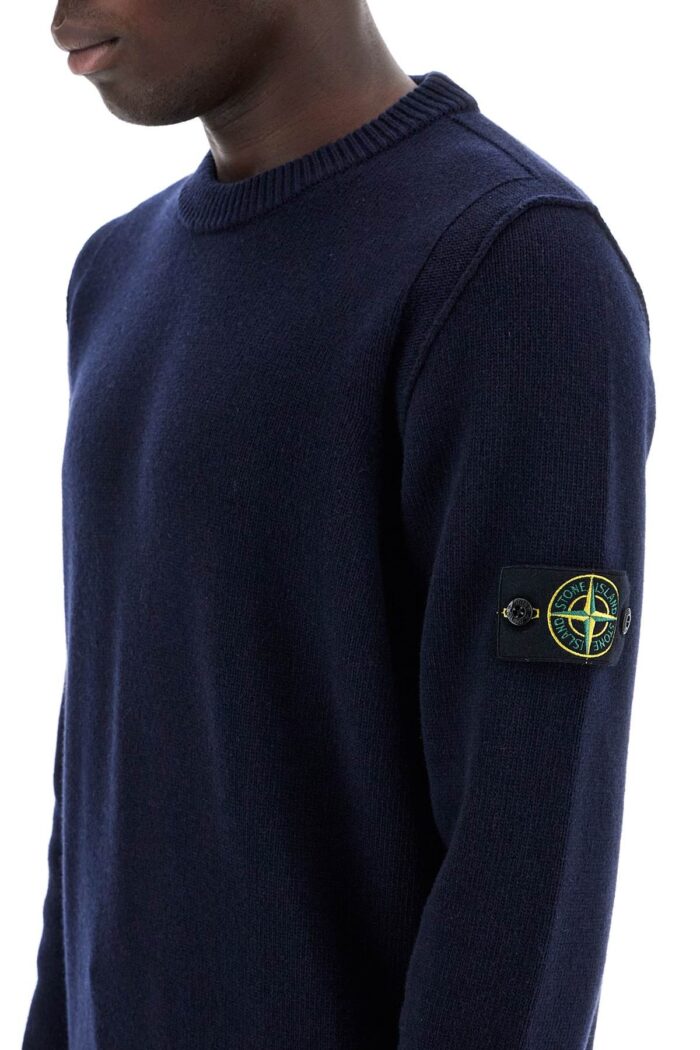 STONE ISLAND Crewneck Wool Blend Pullover