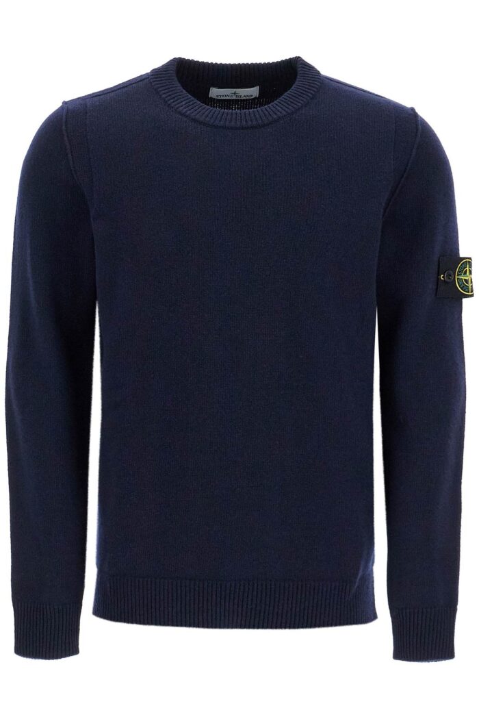 STONE ISLAND Crewneck Wool Blend Pullover