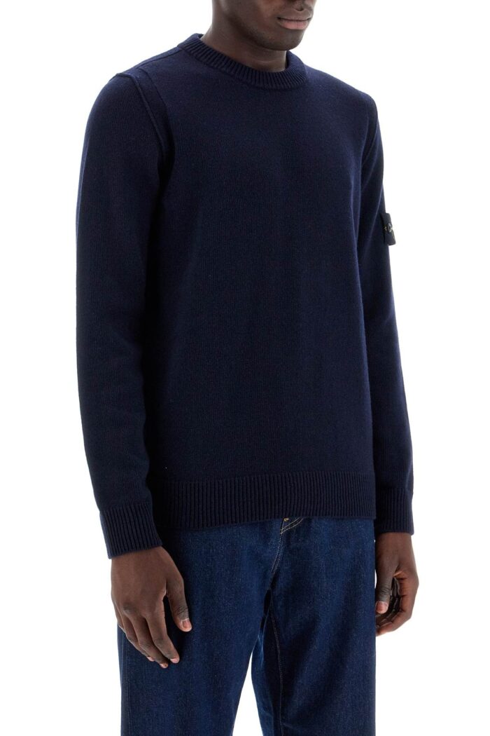 STONE ISLAND Crewneck Wool Blend Pullover