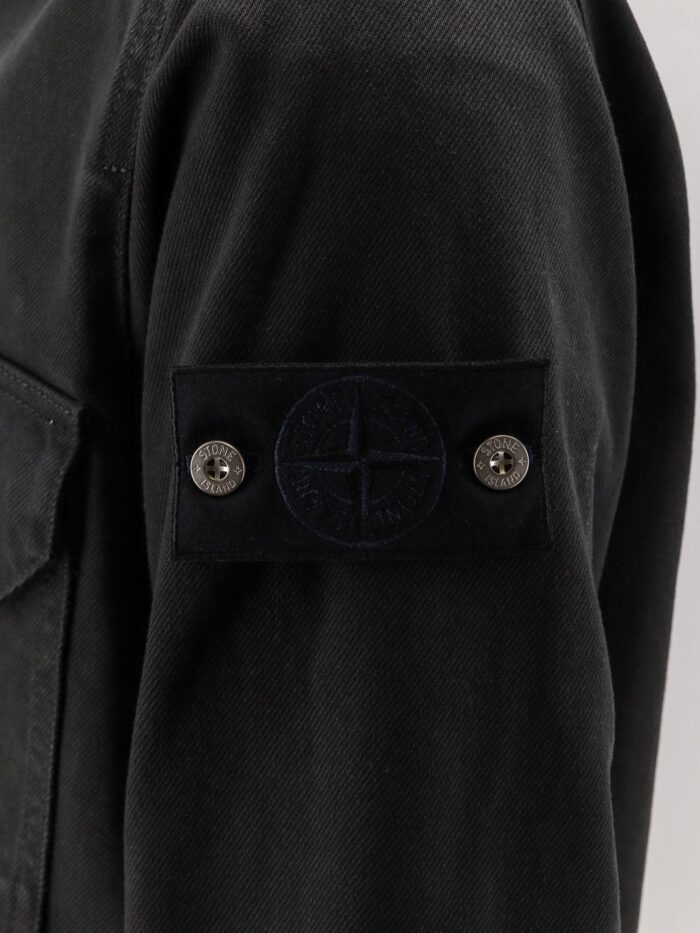 STONE ISLAND DENIM RESEARCH Black Canvas Shirt/jacket