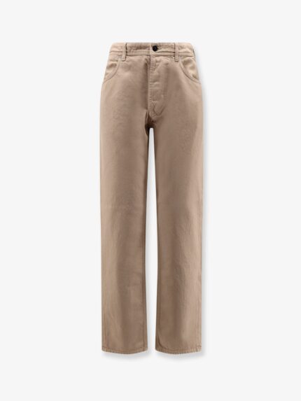 STONE ISLAND DENIM RESEARCH Denim Trousers With Logo Patch On The Back