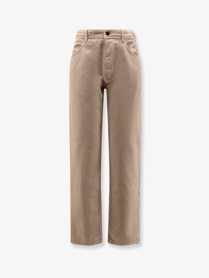 STONE ISLAND DENIM RESEARCH Denim Trousers With Logo Patch On The Back