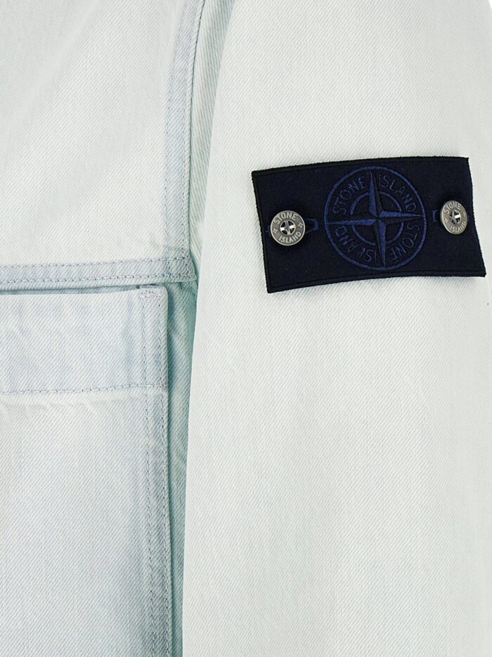 STONE ISLAND DENIM RESEARCH Indigo Denim Ultra-Bleached Jacket
