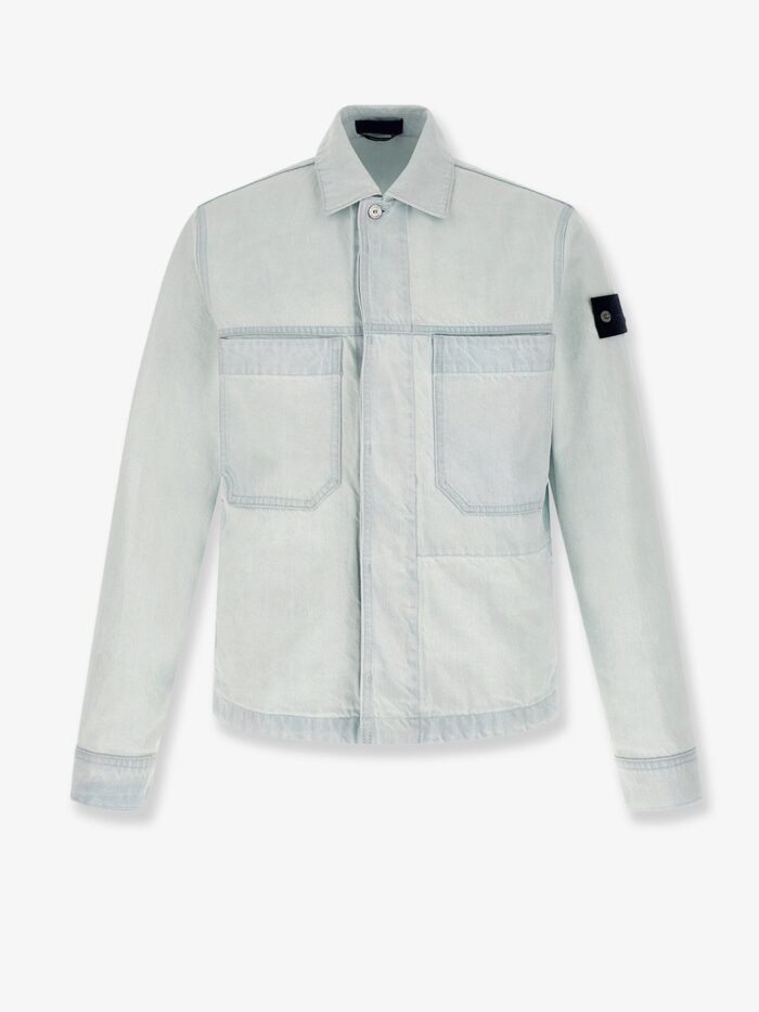 STONE ISLAND DENIM RESEARCH Indigo Denim Ultra-Bleached Jacket