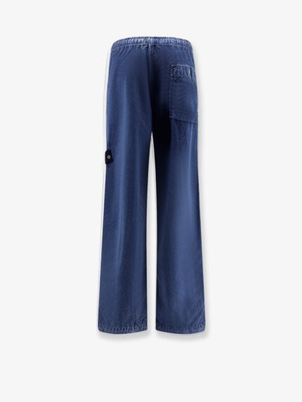 STONE ISLAND DENIM RESEARCH Nylon Trousers With Side Logo Patch