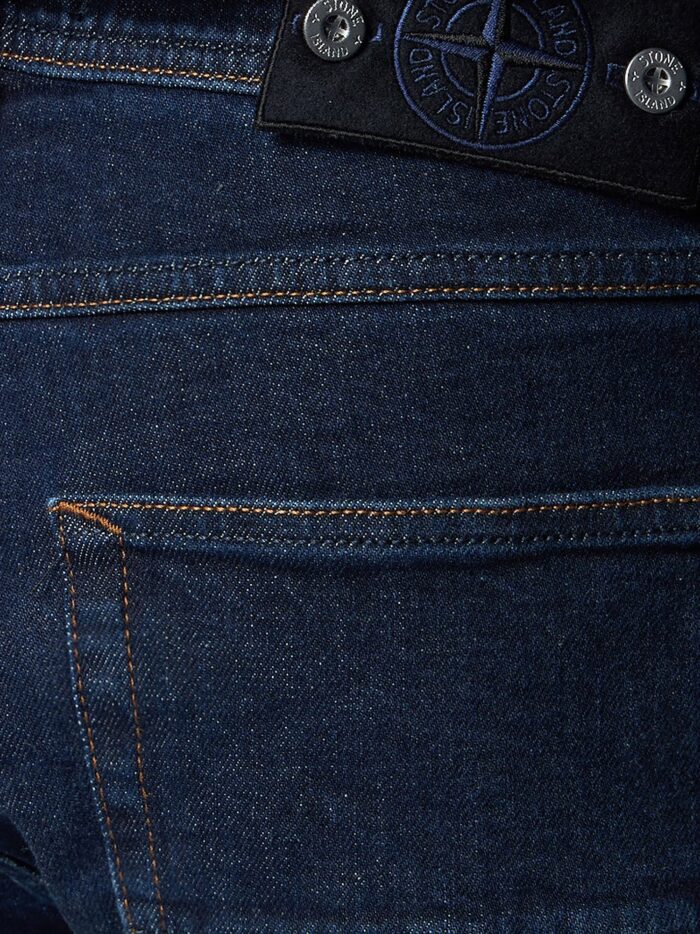STONE ISLAND DENIM RESEARCH Stretch Indigo Denim-Rinsed Jeans