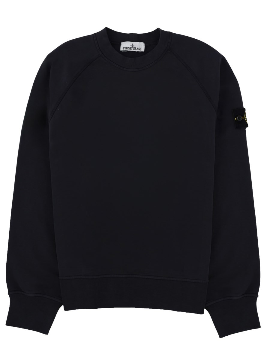 Stone Island FELPA CON PATCH LOGO