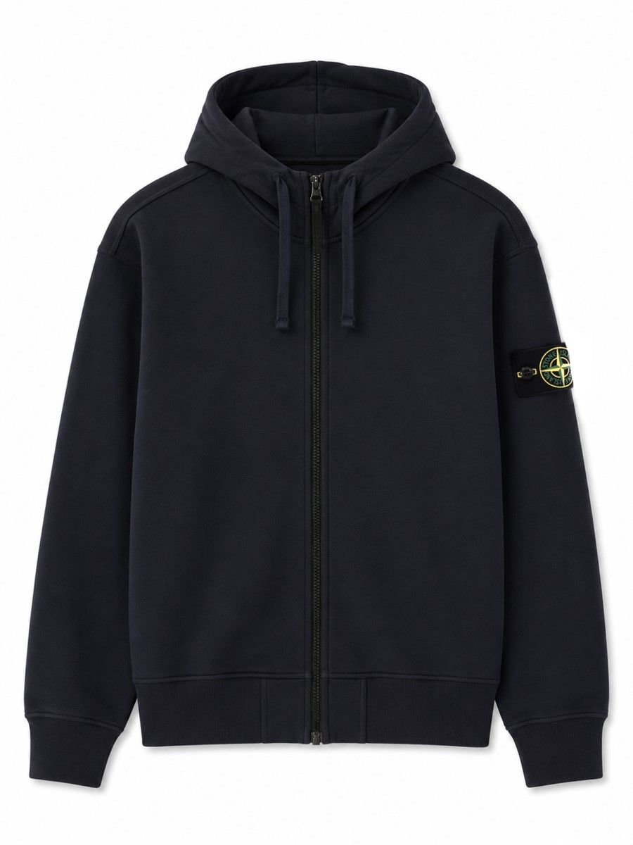 Stone Island FELPA CON PATCH LOGO