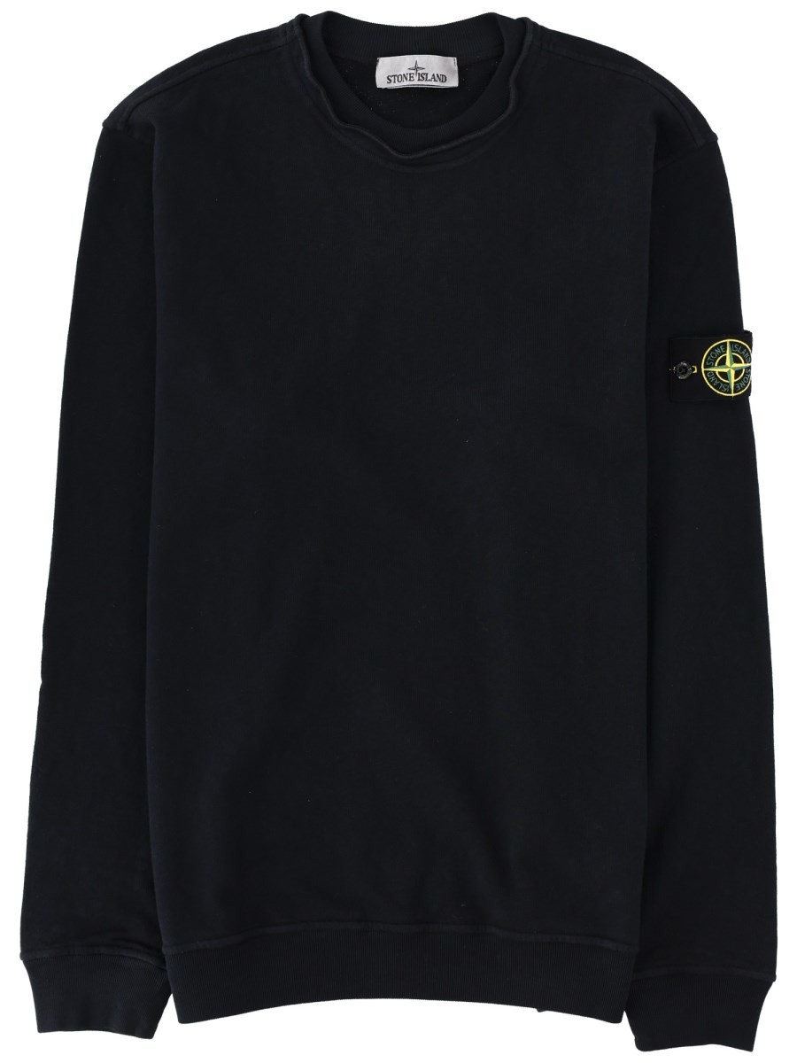 Stone Island FELPA CON PATCH LOGO