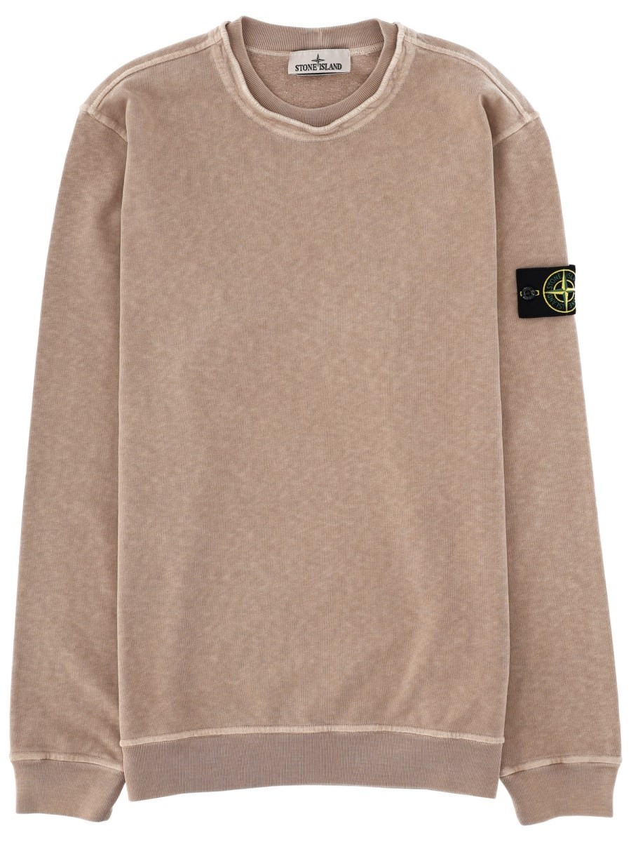 Stone Island FELPA CON PATCH LOGO