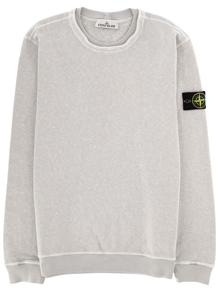 Stone Island FELPA CON PATCH LOGO