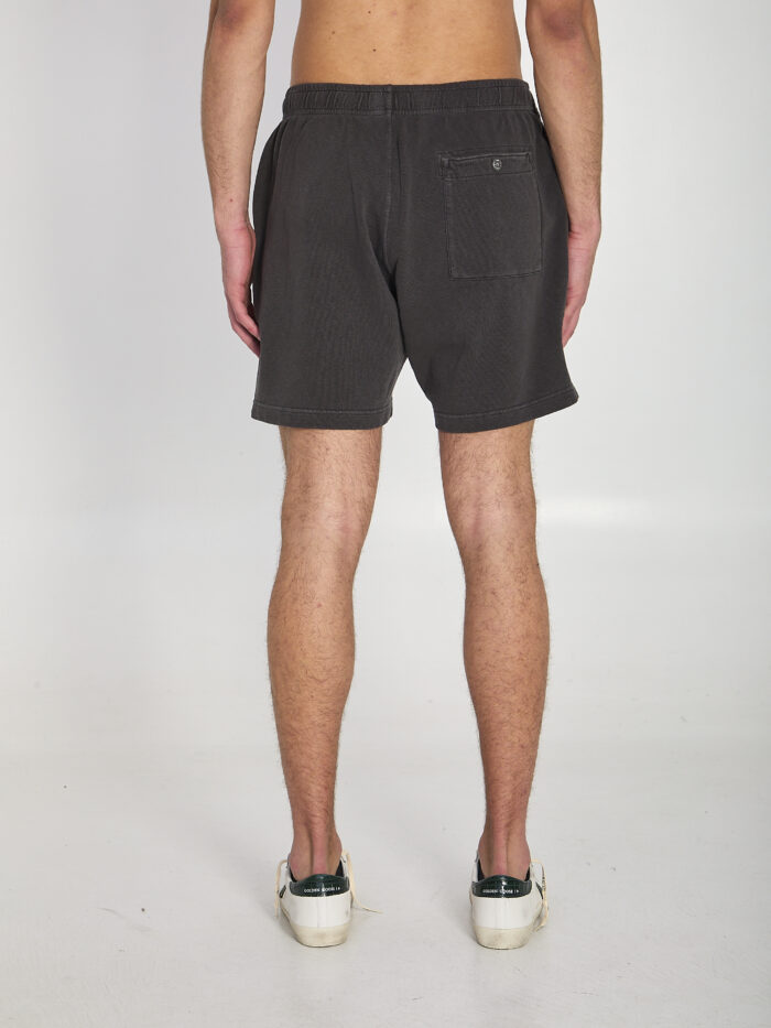 Stone Island Fleece-lined cotton shorts