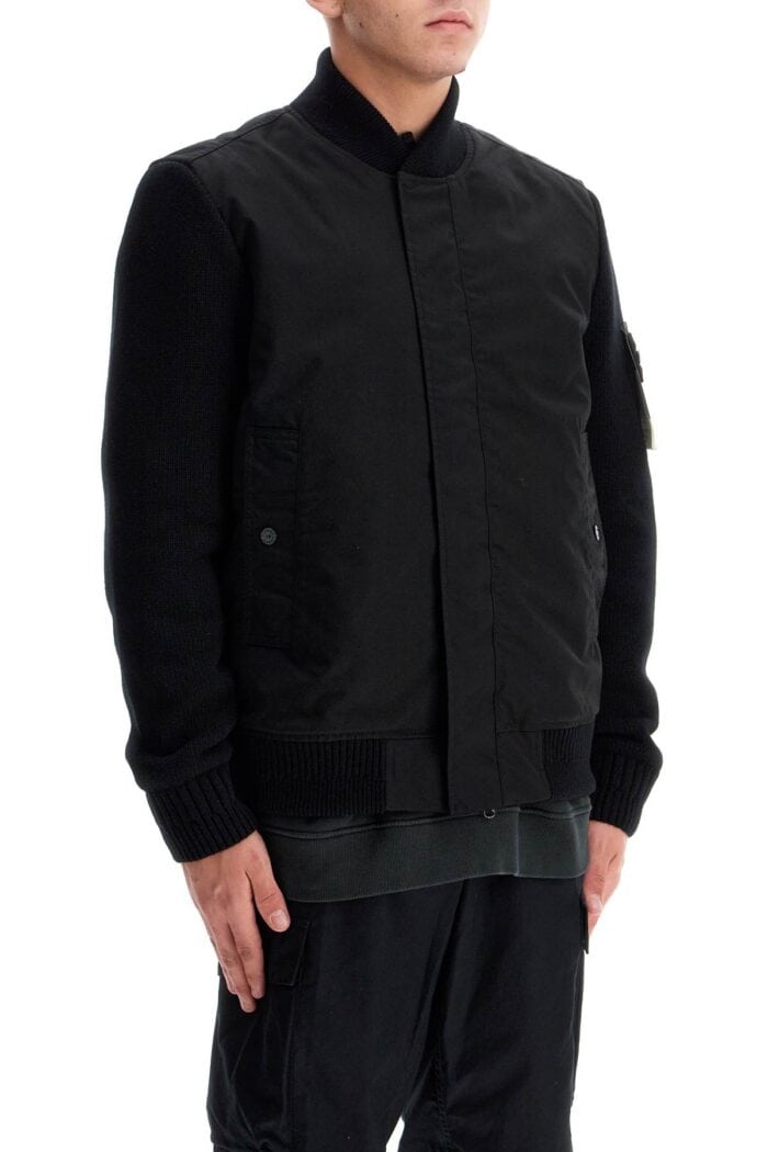 STONE ISLAND Ghost Bomber Jacket In High-performance