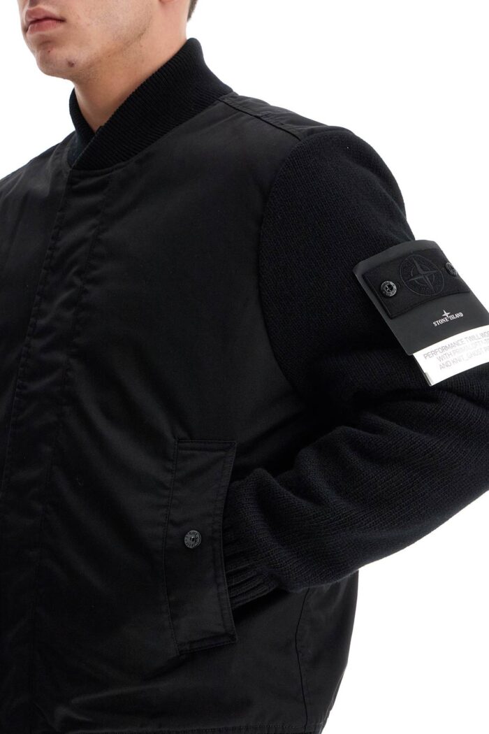 STONE ISLAND Ghost Bomber Jacket In High-performance