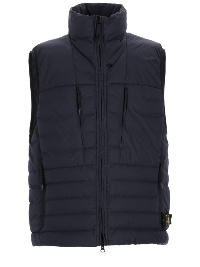 Stone Island GILET IN PIUMA "SEAMLESS TUNNEL" IN NYLON