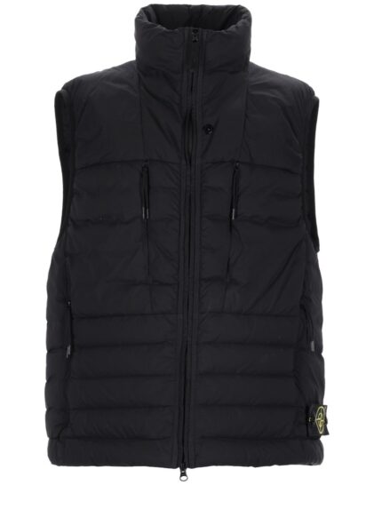 Stone Island GILET IN PIUMA "SEAMLESS TUNNEL" IN NYLON