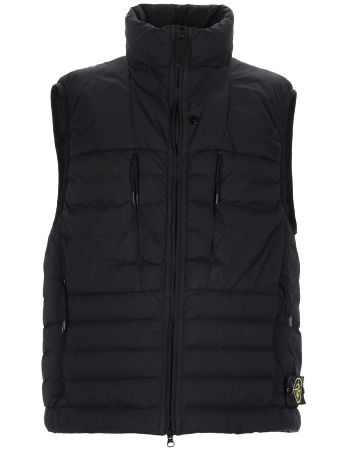 Stone Island GILET IN PIUMA "SEAMLESS TUNNEL" IN NYLON