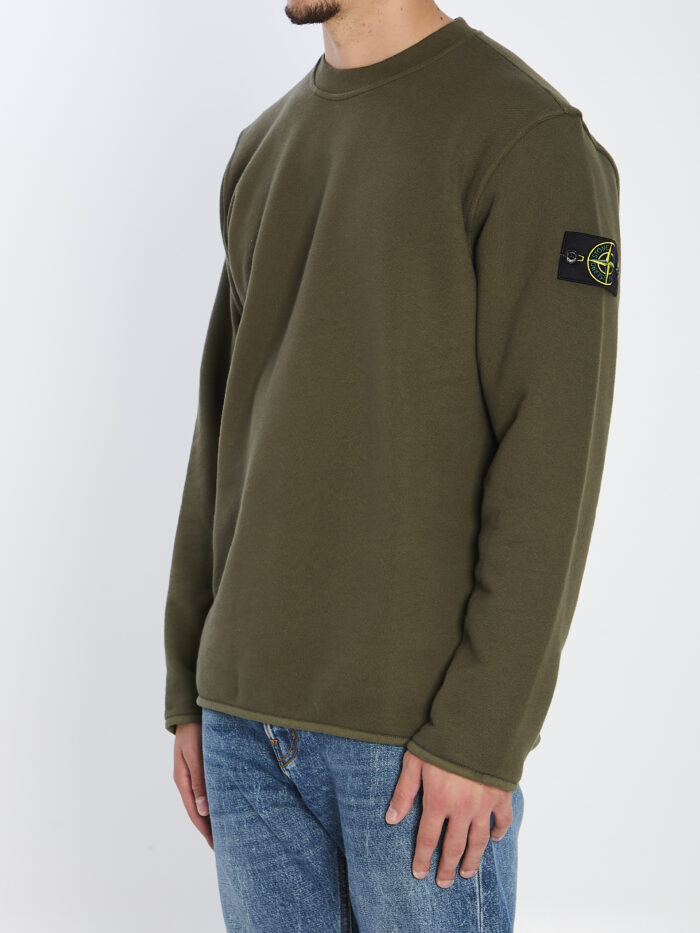 Stone Island Heavy cotton crewneck sweatshirt