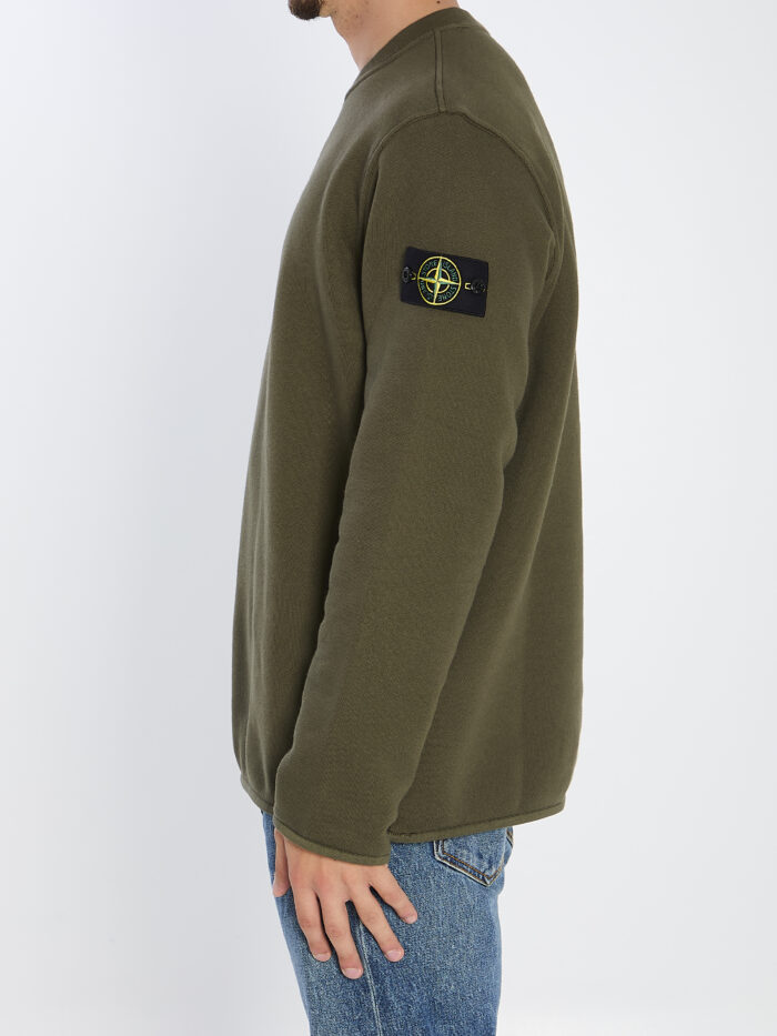 Stone Island Heavy cotton crewneck sweatshirt