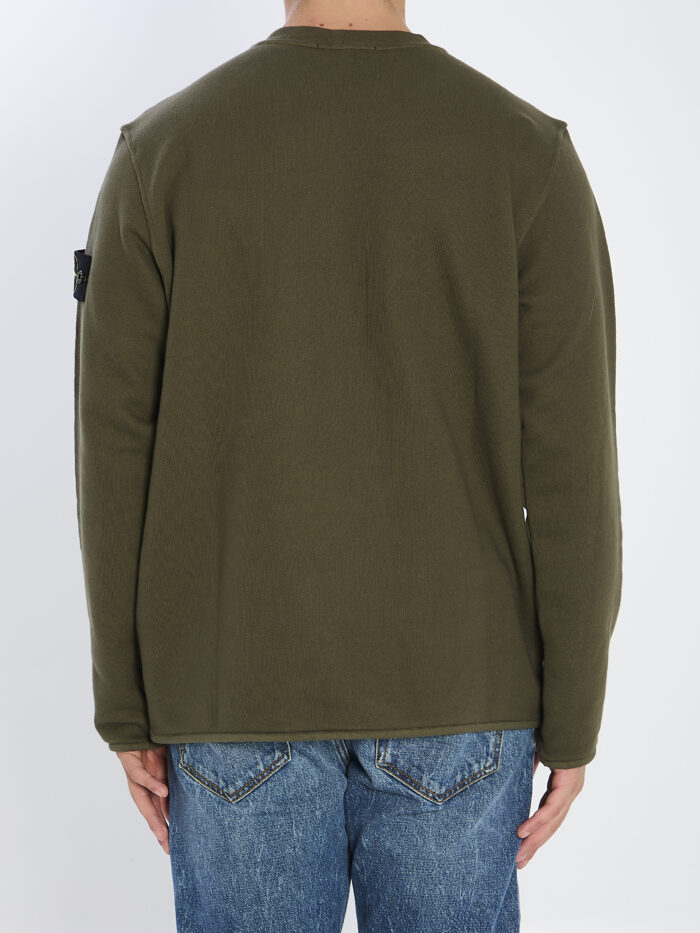 Stone Island Heavy cotton crewneck sweatshirt
