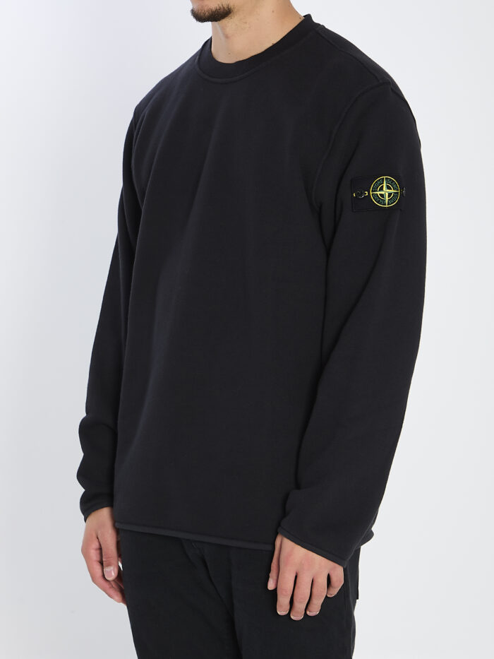 Stone Island Heavy cotton crewneck sweatshirt