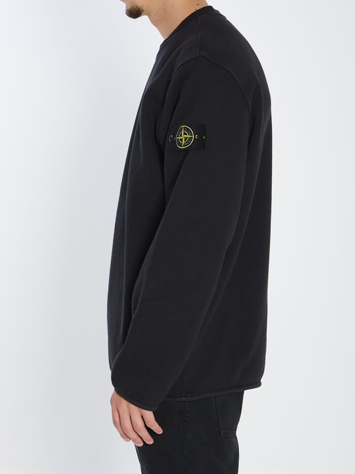 Stone Island Heavy cotton crewneck sweatshirt