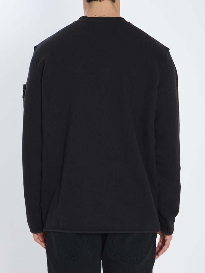 Stone Island Heavy cotton crewneck sweatshirt