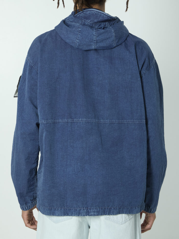 Stone Island Hollow Fibre Indigo-TC anorak jacket