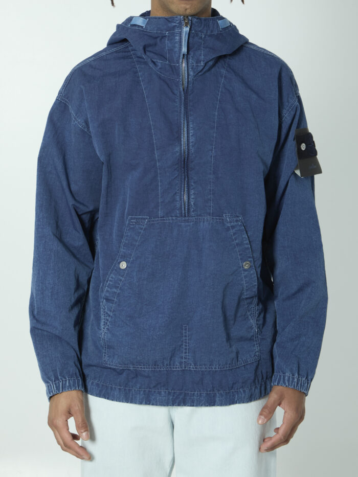 Stone Island Hollow Fibre Indigo-TC anorak jacket
