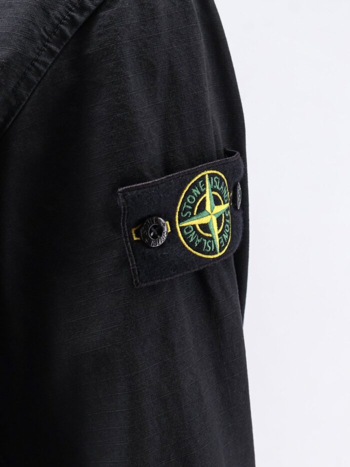 Stone Island Hooded Organic Cotton Jacket