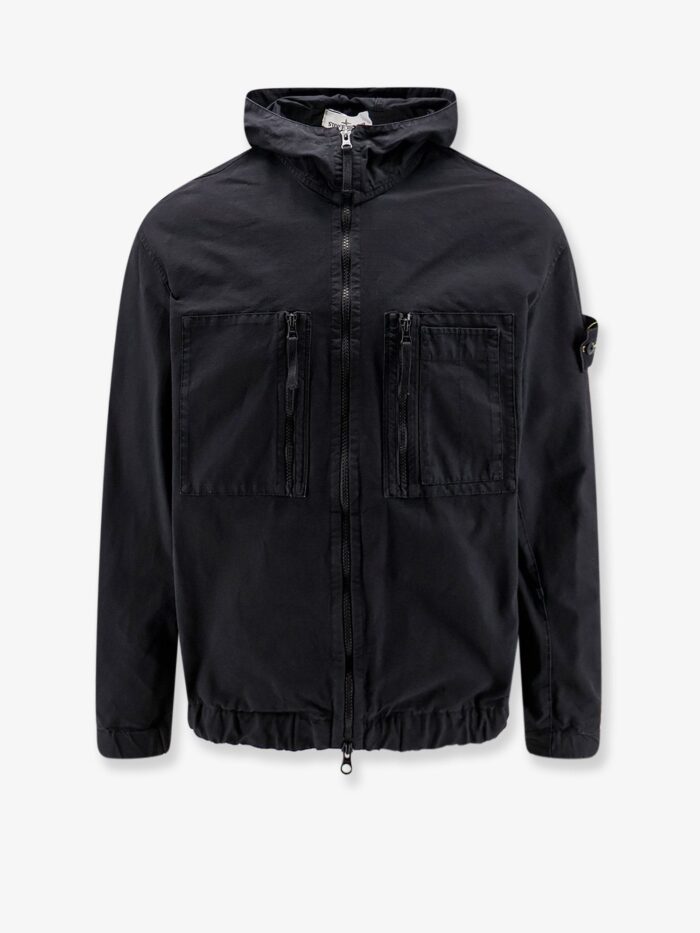 stone island hooded organic cotton jacket Stone Island Hooded Organic Cotton Jacket