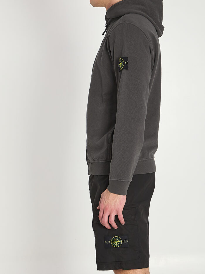 Stone Island Hooded sweatshirt with zip