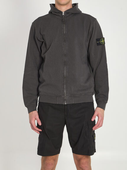 Stone Island Hooded sweatshirt with zip