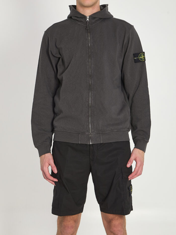 Stone Island Hooded sweatshirt with zip