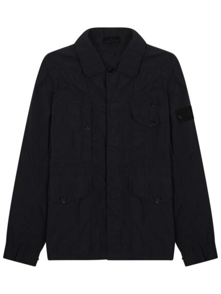 Stone Island JACKET WITH LOGO PATCH
