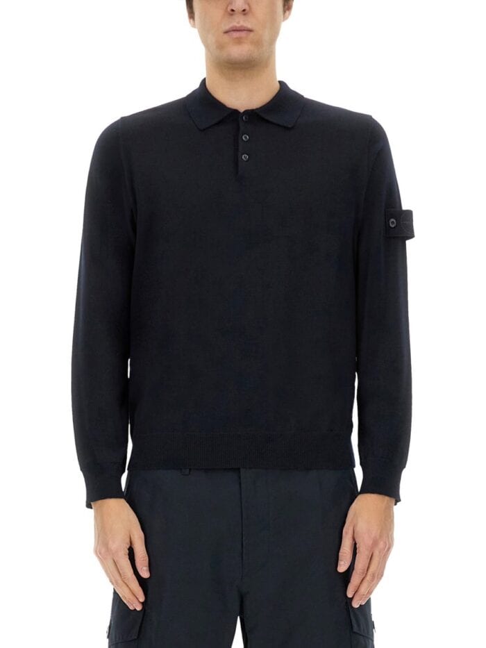Stone Island KNITTED POLO.