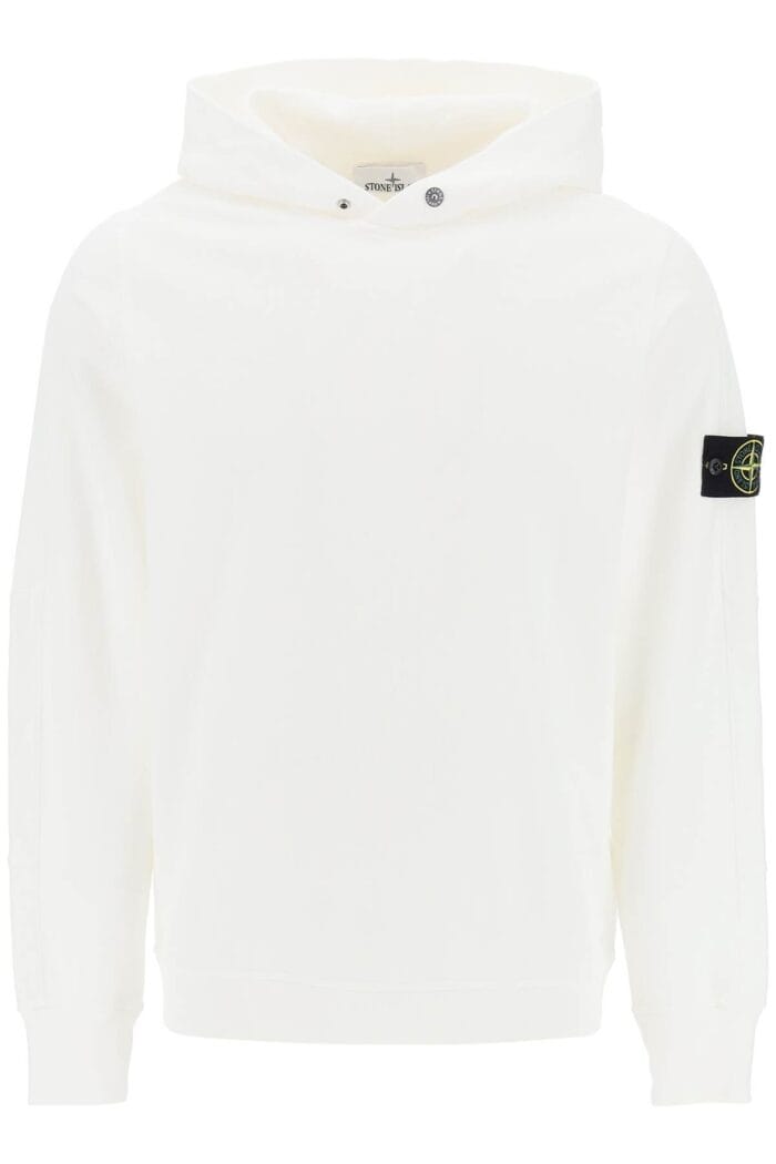 STONE ISLAND Light Hoodie With Logo Badge