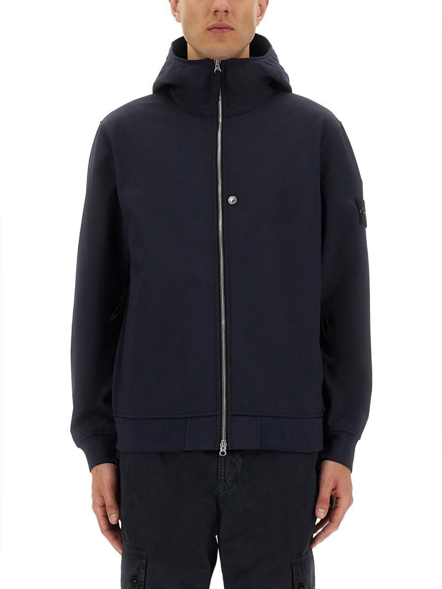 Stone Island LIGHTWEIGHT HOODED JACKET