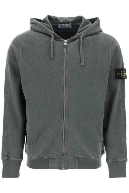 Stone Island Lightweight Hoodie With Zipper And Hood