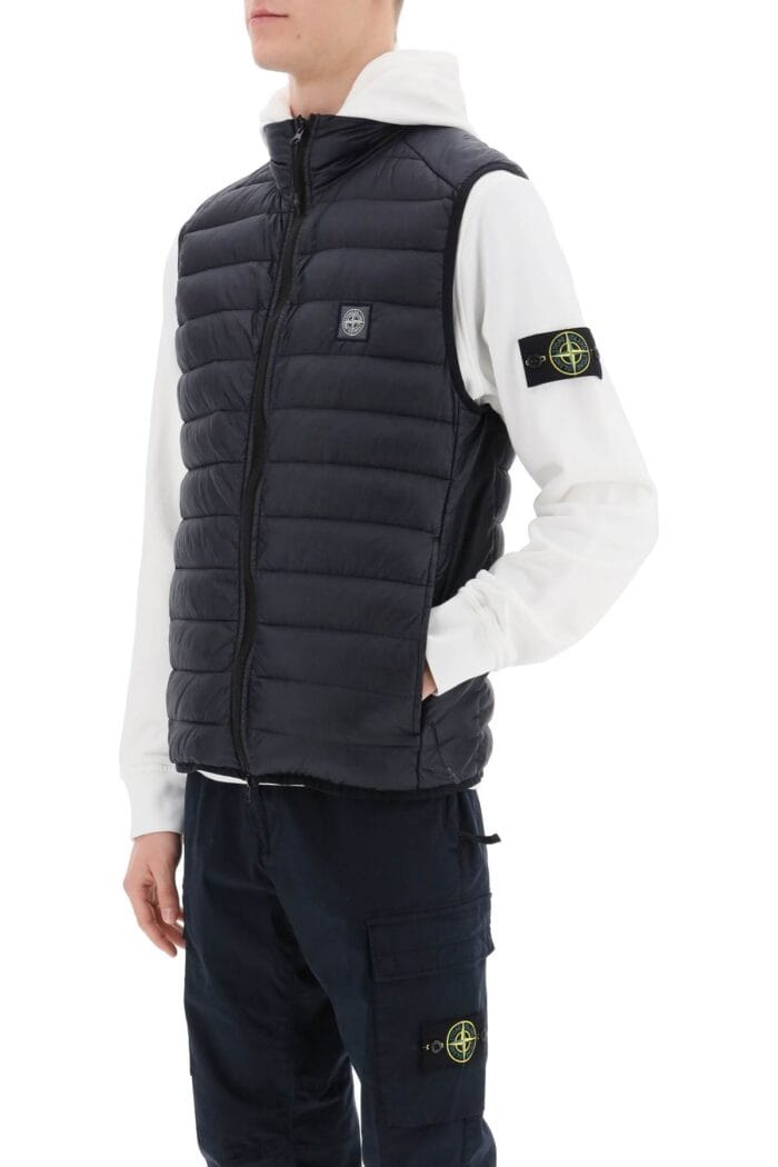 STONE ISLAND Lightweight Puffer Vest In R-nylon Down-tc